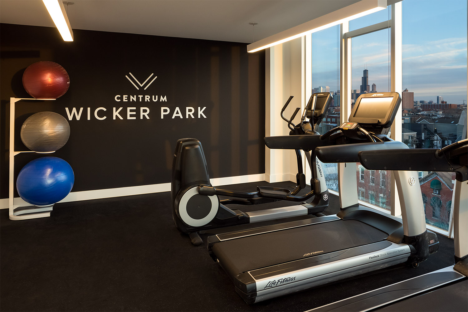 Wicker Park Apartment with gym